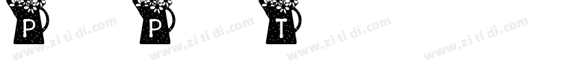 Piss Pots Table字体转换